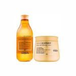 Kit L'oréal Shampoo300ml e Mascara250g Nutrifier Sem Silicone