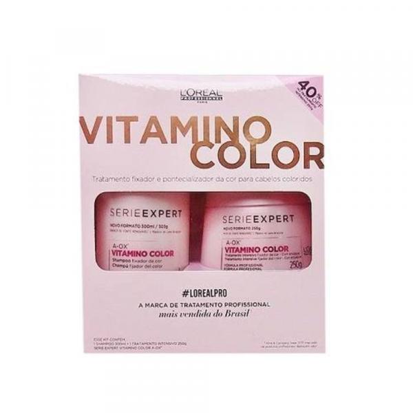 Kit Loreal Vitamino Color Shampoo 300ml + Masacara 250g - L'oréal