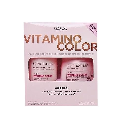 Kit Loreal Vitamino Color Shampoo 300ml + Masacara 250g