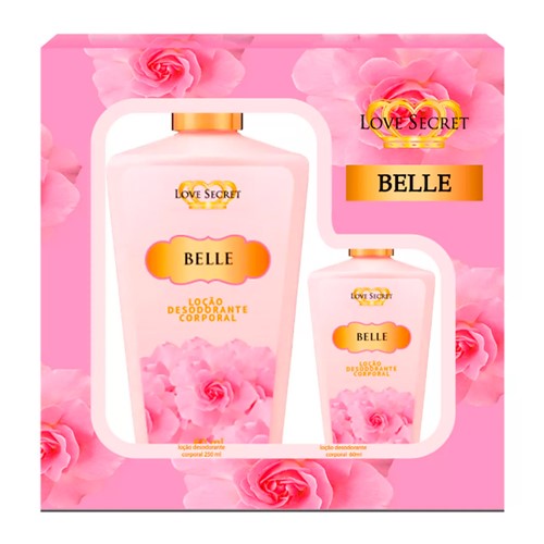 Kit Love Secret Belle Loção Hidratante 250ml + 60ml