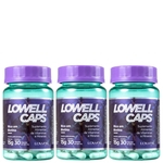 Kit Lowell Caps - Suplemento Alimentar 3x15g