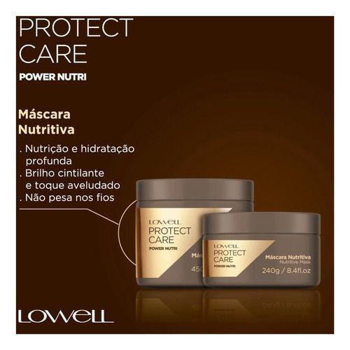 Kit Lowell Protect Care Power Nutri Shampoo + Máscara