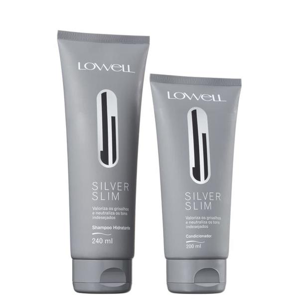 Kit Lowell Silver Slim Shampoo 240ml + Condicionador 200ml