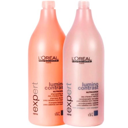 Kit Lumino Contrast Loréal Professionnel Shampoo e Condicionador 1,5L - Loreal