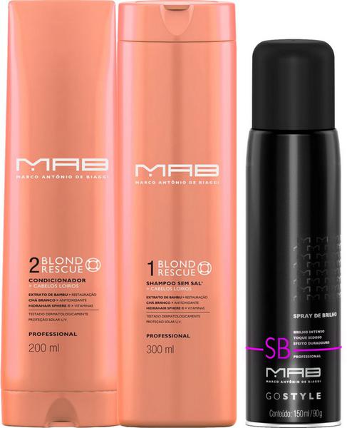 Kit Mab Blond Rescue + Style Shine Spray