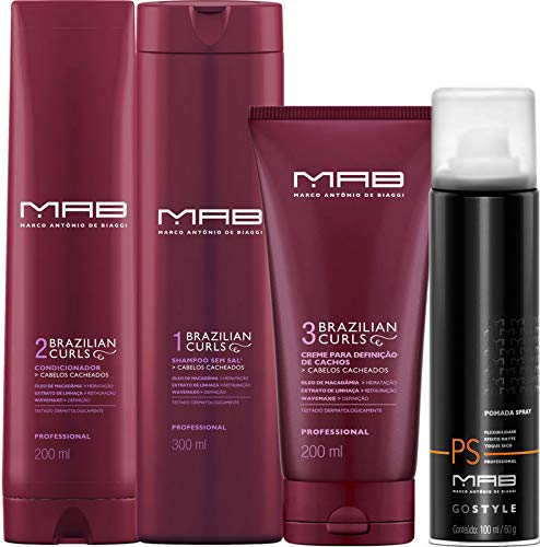 Kit Mab Brazilian Curls + Pomada Spray