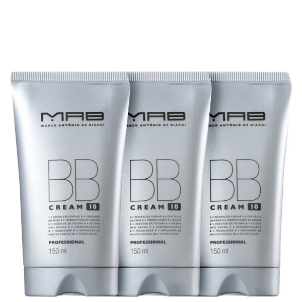 Kit Mab Marco Antônio De Biaggi Bb Cream - Leave-in 3x150ml