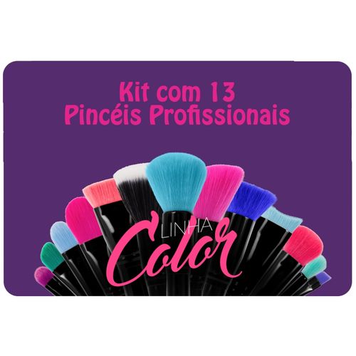 Kit Macrilan Color Pinceis Profissionais C/13