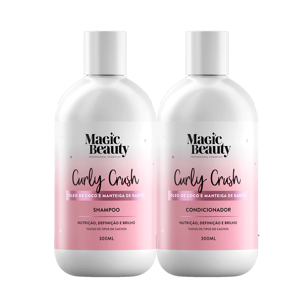 Kit Magic Beauty Shampoo + Condicionador Curly Crush 300ml