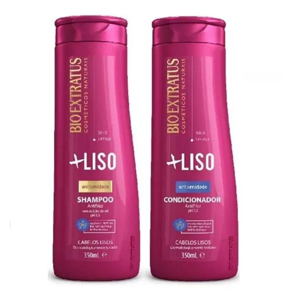 Kit Mais Liso Shampoo + Condicionador 350ml - Bio Extratus