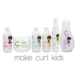 Kit Make Curl Kids Amavia Cachos Infantil Hidratação Cabelos Hair Definição