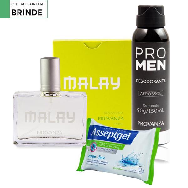 Kit Malay + Desodorante Pro Men Provanza
