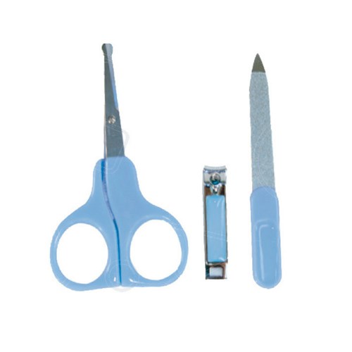 Kit Manicure Kitstar com 3 Peças 150 Azul