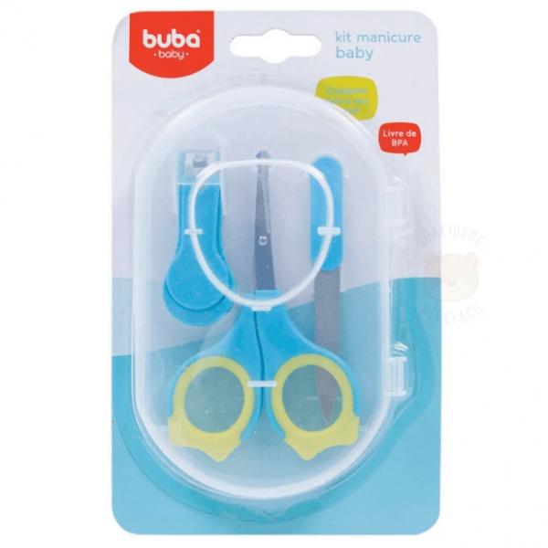 Kit Manicure Para Bebes Azul 0m+ Buba
