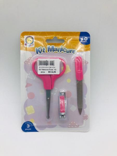 Kit Manicure Rosa - Kidstar Ref