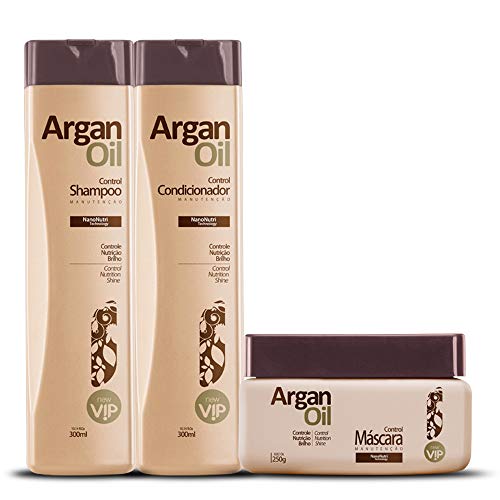 Kit Manutenção Completo Argan Oil (shampoo, Condicionador e Máscara).