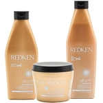Redken All Soft Kit Shampoo, Condicionador e Máscara Pequeno