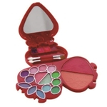 Kit Maquiagem Any Color Com Espelho Sombra 3d Blush e Batom.
