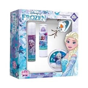 Kit Maquiagem Infantil Frozen - Elsa - 3 Itens