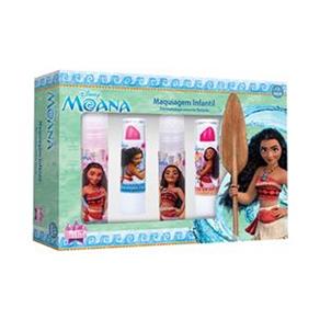 Kit Maquiagem Infantil Moana - 4 Itens