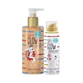 Kit Maquiagem para Pernas Let It Glow + Loção Hidratante Iluminadora