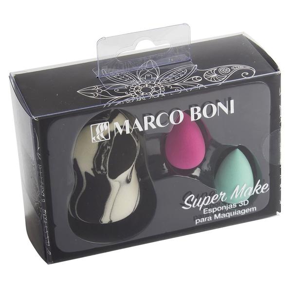 Kit Marco Boni Esponjas 3D para Maquiagem