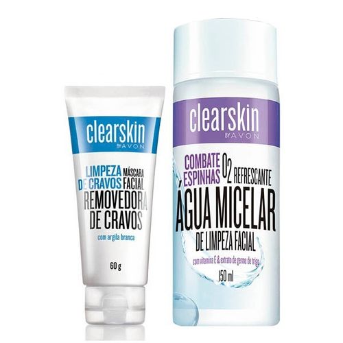 Kit Mascara de Cravos + Agua Micelar Clearskin