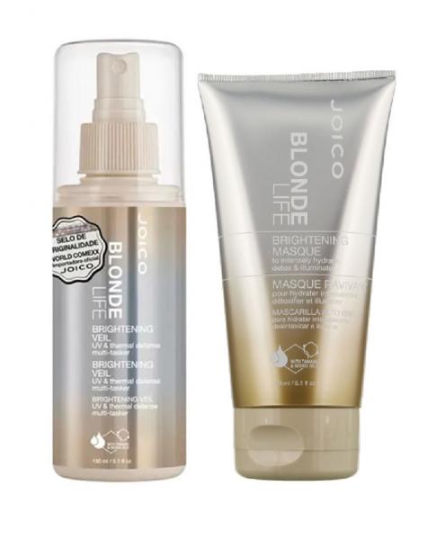 Kit Máscara e Leave-In Blonde Life Brightening Joico