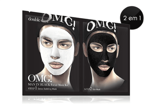 Kit Máscara Facial OMG! Man In Black