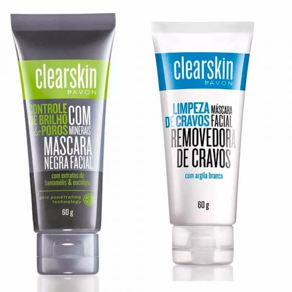 Kit Mascara Negra Facial e Mascara de Cravos Clear Skin - Clearskin