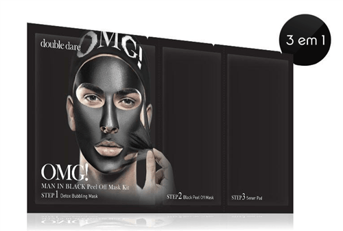 Kit Máscara Peel Off OMG! Man In Black