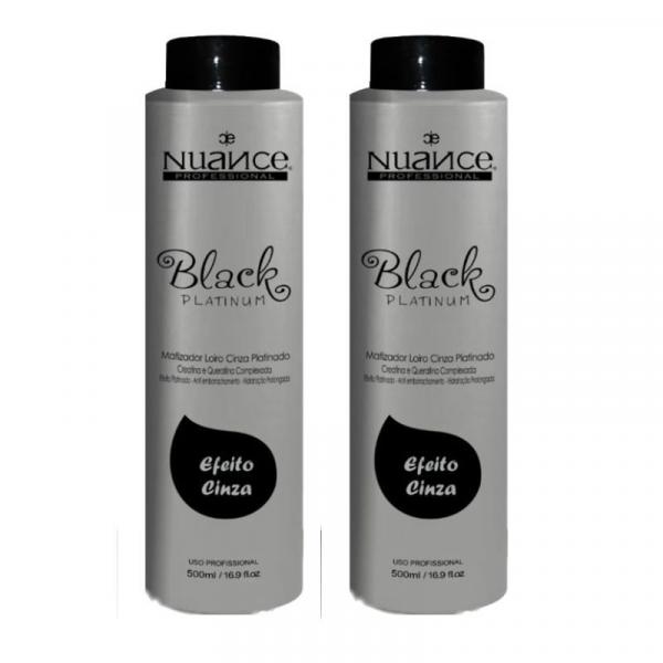 Kit 2 Mascaras Matizadoras Black Platinum Matizador Black Nuance