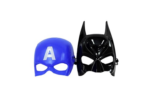 Kit 2 Mascaras Morcego e Capitão América Vingadores Avengers