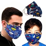 Kit 2 Máscaras Proteção Dupla Camada De Tecido Reutilizável
