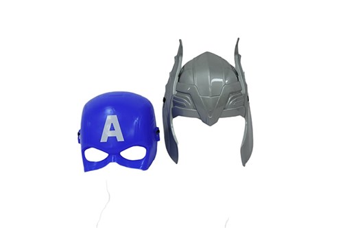 Kit 2 Máscaras Thor e Capitão America Vingadores Avengers