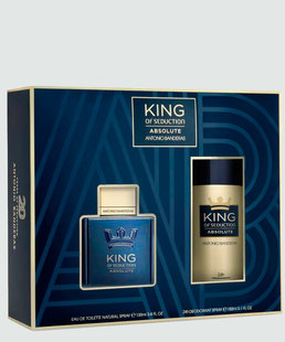 Kit Masculino Perfume e Desodorante King Of Seduction Absolute Antonio Banderas