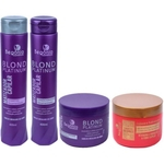 Kit Matizador Blond Platinun Shampoo Condicionador Mascara