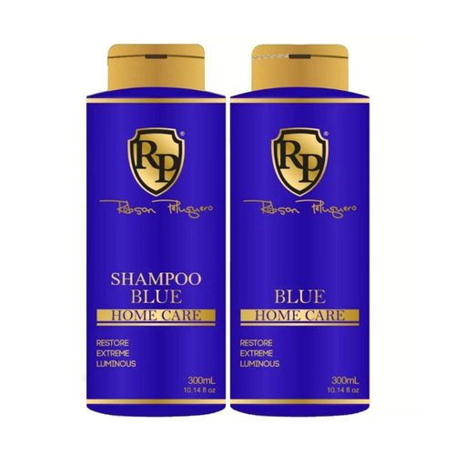 Kit Matizador Blue Shampoo + Máscara 300ml - Robson Peluquero Rp