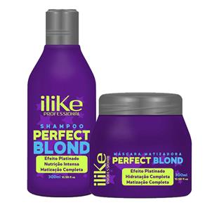 Kit Matizador ILike Perfect Blond ? 2 Produtos