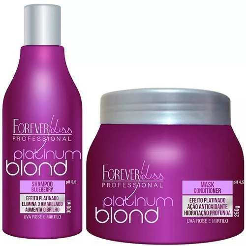 Kit Matizador Platinum Blond Shampoo + Mascara 250g