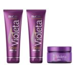 Kit Matizador Reflexo Violeta Shampoo + Condicionador + Mascara Biocale