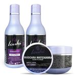 Kit Matizador 2 Shampoo 300ml + Máscara 300g Louhi Cosmético