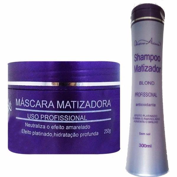 Kit Matizador - Shampoo e Máscara - Cristine Adans / Naxos