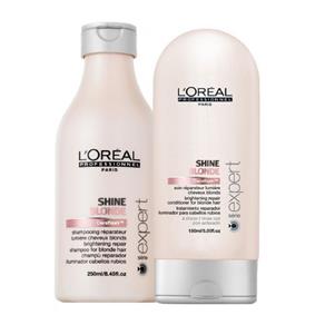 Kit Matizador Shine Blond L`Oréal Professionnel - Shampoo e Condicionador - 250ml + 150ml