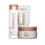 Kit Max Repair Shampoo, Condicionador E Máscara Mister Hair