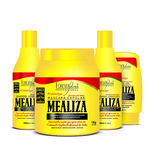 Kit Mealiza Forever Liss Shampoo, Condicionador, Leave-in e Mascara 1kg
