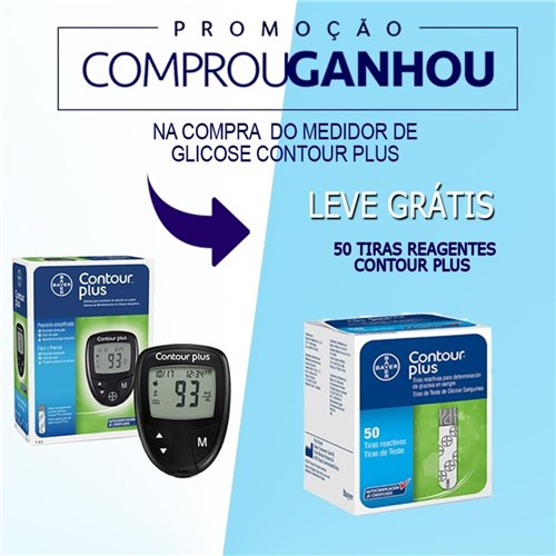 Kit Medidor de Glicose Contour Plus Bayer