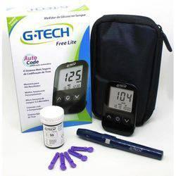 Kit Medidor de Glicose G-tech Free Lite Completo