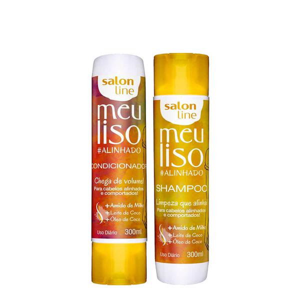 Kit Meu Liso Alinhado Salon Line Shampoo e Condicionador 300ml - Salon Line Professional