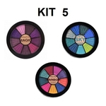 Kit 3 Mini Paletas de Sombra Ruby Rose Magic Sky e Rainbow